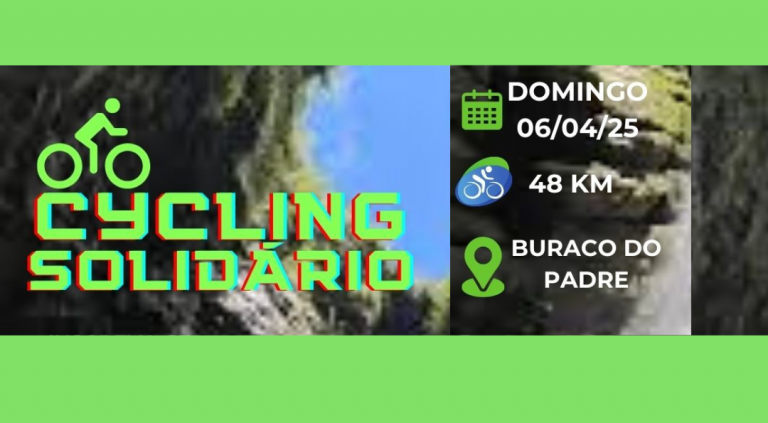 Evento ciclístico arrecada doações para Páscoa Solidária promovendo saúde e bem-estar